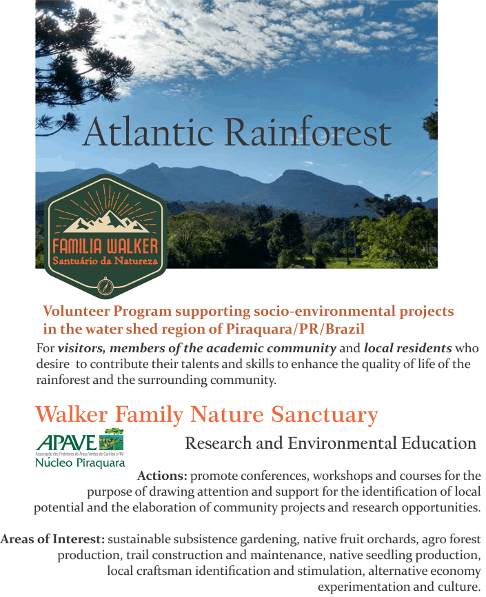 Walker Family Nature Sanctuary Volunteer Program